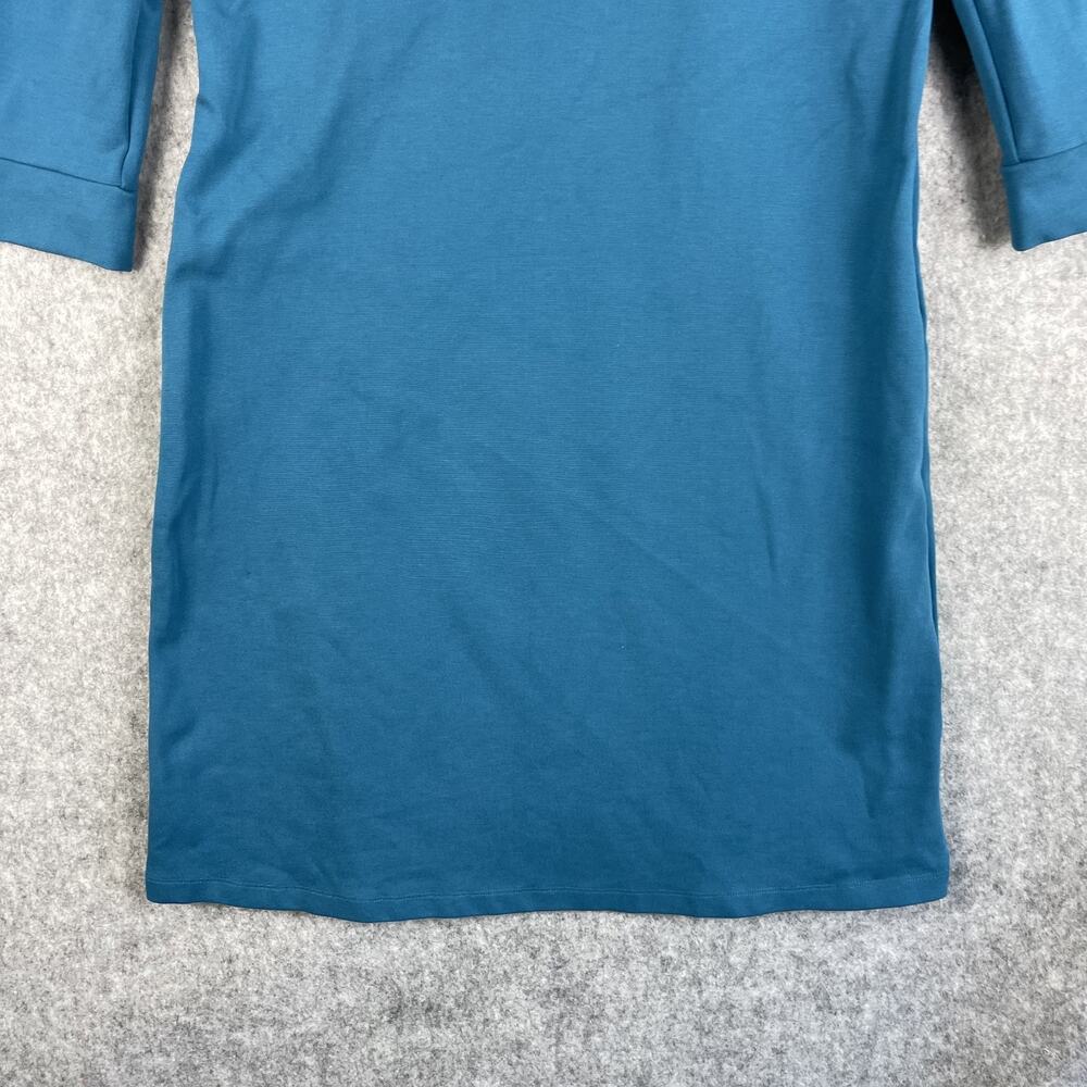 Kettlewell Dress Womens Large Teal Long Sleeve Midi Stretch Classic Career - Picture 3 of 14